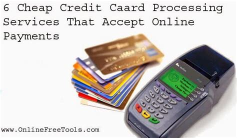 credit card processing services cheap